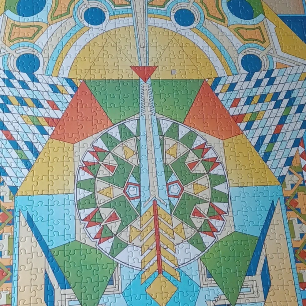 🧩Peacock Carpet Puzzle - 1000 Pieces - Picture 4 of 6